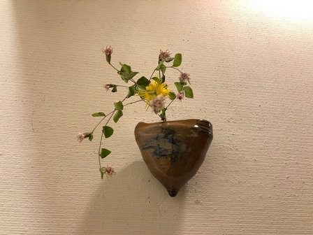 茶道　花瓶　亀井味楽窯